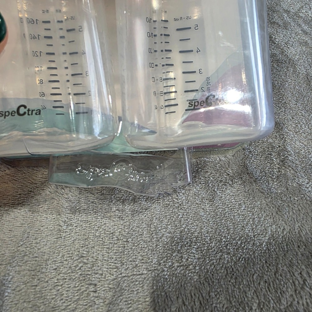 Spectra Set of 2 Breast Milk Storage Bottles (5oz each) NEW - Picture 2 of 4